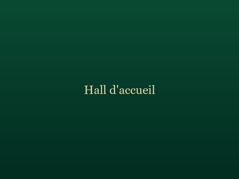 Hall d'accueil